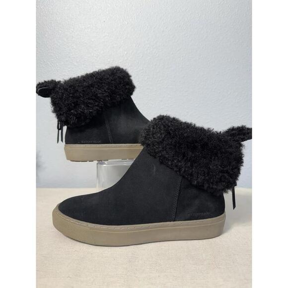 Cougar Snow Boot Women's Sz 9 Black Round Toe Waterproof Comfortable Suede - Picture 1 of 9